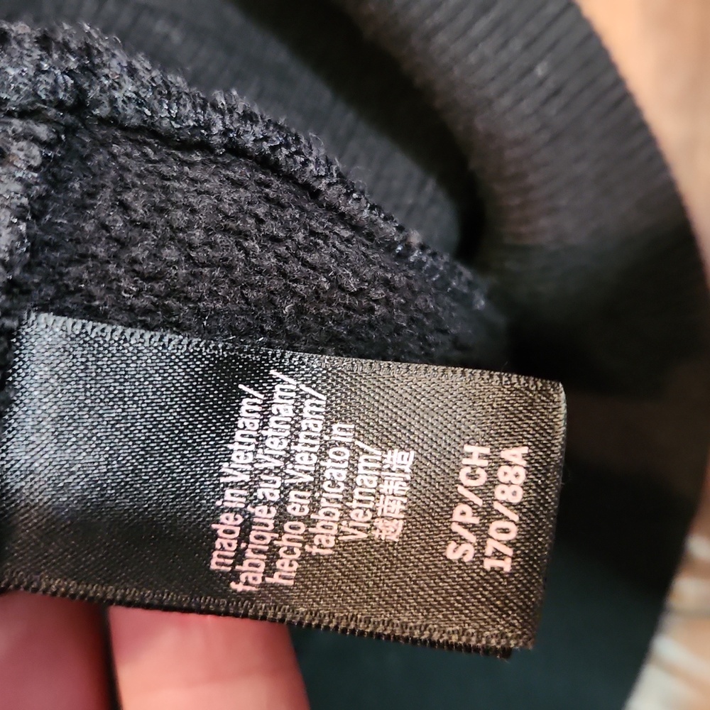 Victoria's Secret Black Embroidered Logo Pullover Hoodie Sweatshirt - Picture 3 of 5